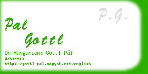 pal gottl business card